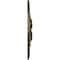 Ekena Millwork Bordeaux Deluxe Ceiling Medallion (Fits Canopies up to 4"), 23 5/8"OD x 3"ID x 2"P, Brass CM23BOBRS - alternate 3